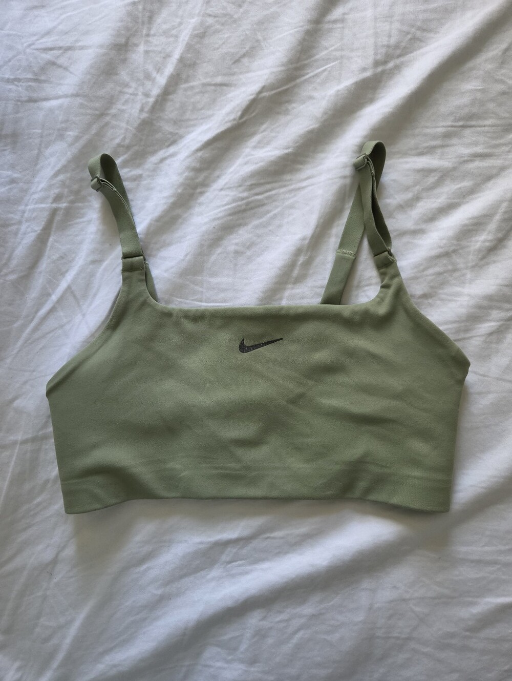 Nike | Sage Green Adjustable-Strap Sports Bralette | Sz Small